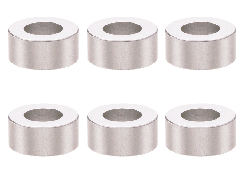M3����ߥ��顼 ��5.5��3��2.5t (����С�)6���� Aluminum washer 3��2.5t (Titanium Color)