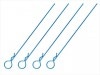 ܥǥեåԥL110mm Ƭ 4 ߥ֥롼 Body Hook Pin Long L110 mm (head large) 4 pcs. TAMIYA Blue