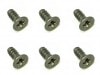 2��5�����󻮥��åԥ󥰥ӥ� 6���� 2��5 Titanium Topping Flat Head screw (6 pcs.)