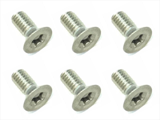 2.6x6 󻮥ӥ 6 ץ饹Ƭ 2.6 X6 Titanium Flat Head Screw (6 pcs.) plus head