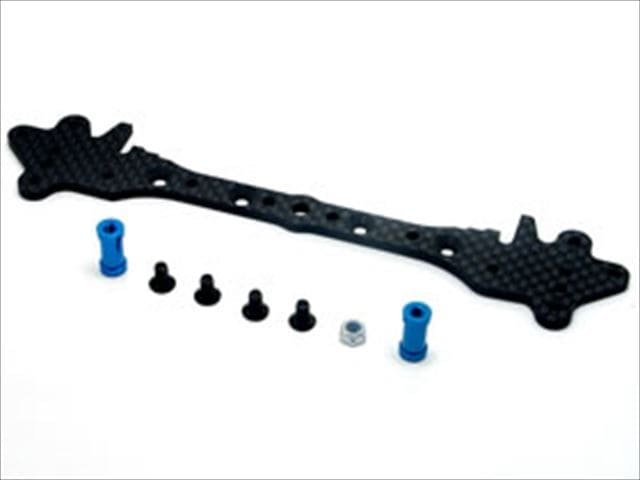 �����ܥ󥯥����֥졼��(���ߥ�RM-01��) Carbon crossing brace (for TAMIYA RM-01)