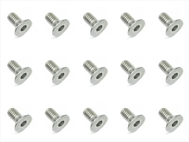 3��6 ���ƥ�쥹�إå������ӥ� 15���� 3��6 Stainless steel hex Flat Head Screw (15 pcs.)