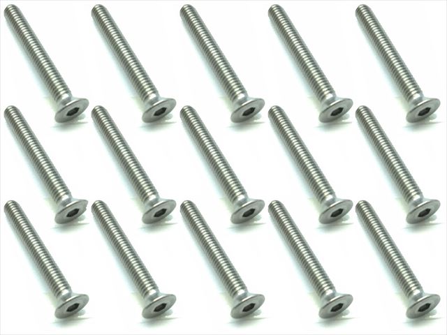 3x22 ƥ쥹إåӥ 15 3x22 Stainless steel hex Flat Head Screw (15 pcs.)