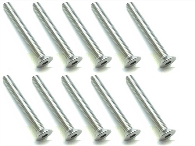 3x25 ���ƥ�쥹�إå������ӥ� 10���� 3x25 Stainless steel hex Flat Head Screw (10 pcs.)