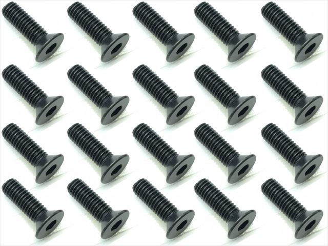 3x10 ��������إå������ӥ� 20���� 3x10 Steel hex Flat Head Screw (20 pcs.)