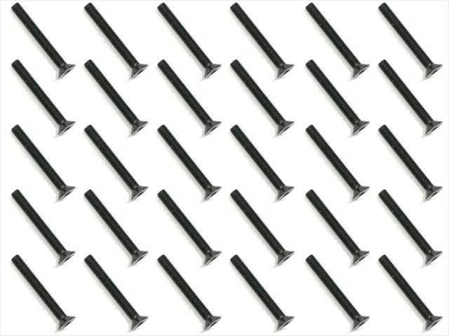 3x25 ��������إå��������ȥ��󥰥ӥ�(30����)��ƬJIS���� 3x25 Steel Steel hex Strong Flat Head Screw (30 pcs.) plate head JIS specification