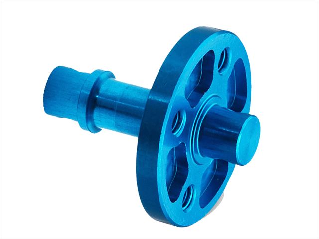 ����ߥꥸ�åȥۥ���� TA-05�� ���ҥ���ߥǥեס��꡼�� �֥롼 Blue Aluminum rigid holder (for TA-05) For SQUARE Aluminum differential pulley