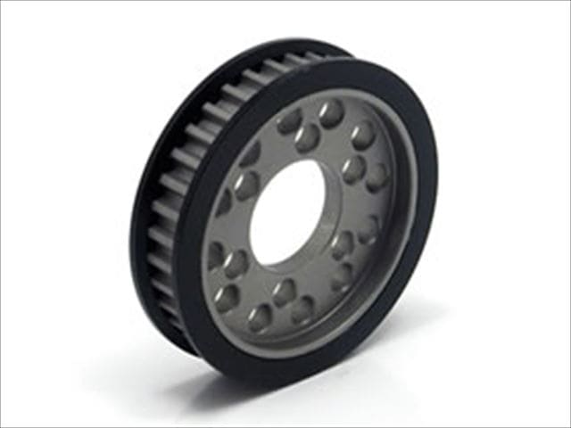 �����1Way�ѥե���ȥס��꡼36T �֥�å� ���ߥ�TA05&�ɥꥳ��SP�� Aluminum 1 Way Front Pulley 36T (Black) for TAMIYA TA 05 & Doricon SP