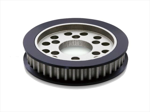 �����1Way�ѥե���ȥס��꡼39T �֥�å� ���ߥ�TA05&�ɥꥳ��SP�� Aluminum 1 Way Front Pulley 39T (Black) for TAMIYA TA 05 & Doricon SP