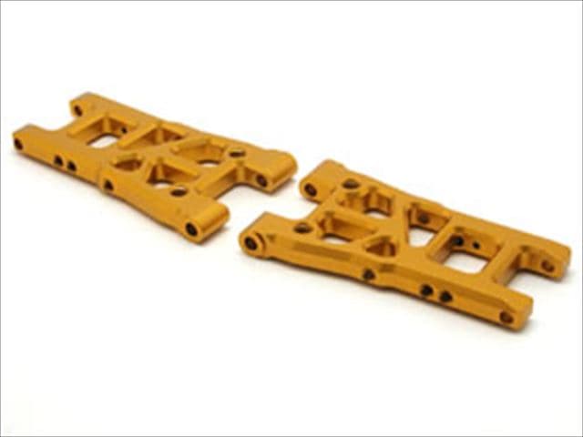 ����ߥꥢ���硼�ȥ�Х��� ���ߥ�TB-03,TA05-Ver.���� ������� Aluminum rear short reversible suspension arm (for TAMIYA TB-03 & TA05-Ver ��) gold