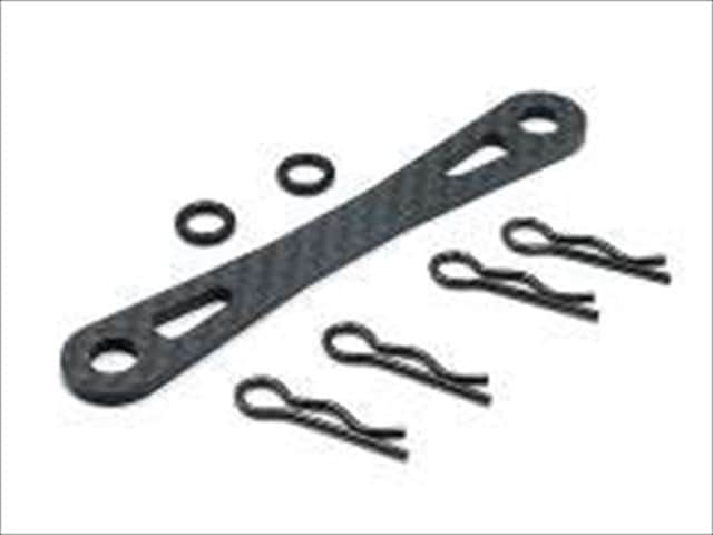 �����ܥ�ܥǥ��ޥ���ȥ��ݡ��� TT-01 Carbon body mount support (TT-01)