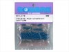������&�֥롼����ߥإå����ӥ����å� ���ߥ�TT-02R�� Titanium & Blue Aluminum Hex Screw Set (for TAMIYA TT-02R)