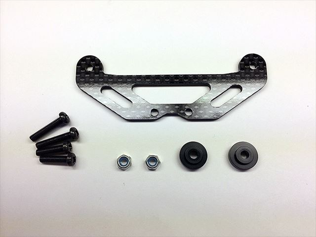��䥫���ܥ󥿥�С� (���ߥ� DF-02���������Х��) Rear carbon tower bar (TAMIYA DF-02 Aero Avante)