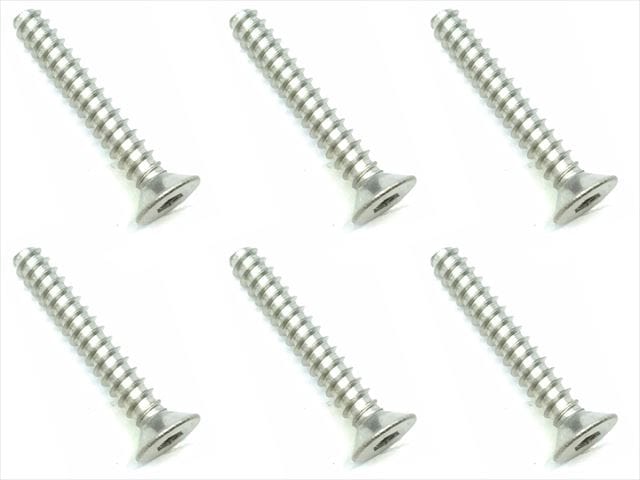 3��20 ������إå��������åԥ󥰥ӥ� 6���� 3��20 Titanium hex Flat tapping screw (6 pcs.)