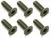 ������إå������ӥ� 6���� 3��9 Titanium hex Flat Head Screw 3X9