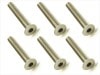 ������إå������ӥ� 6���� 3��23 3x23 Titanium hex Flat Head Screw (6 pcs.)