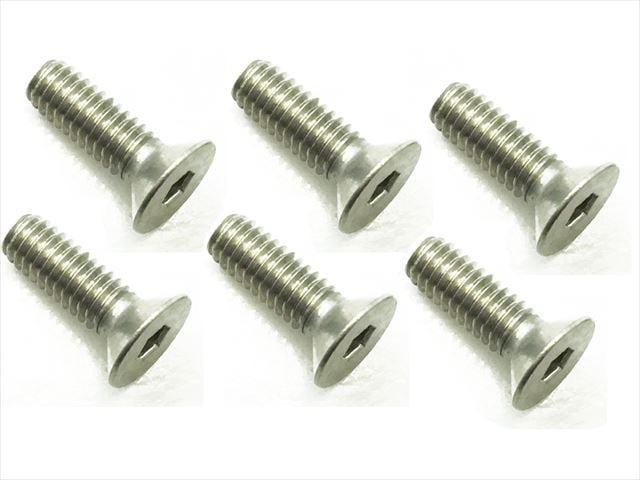 4��12 �����󻮥ӥ� 6���� 4��12 Titanium Flat Head Screw (6 pcs.)
