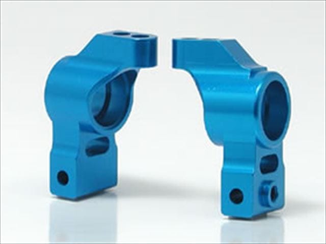 ����ߥꥢ�ϥ� ���ߥ� TRF416�� �ȡ�����0�� Aluminum rear hub (for TAMIYA TRF416) toe-in 0��