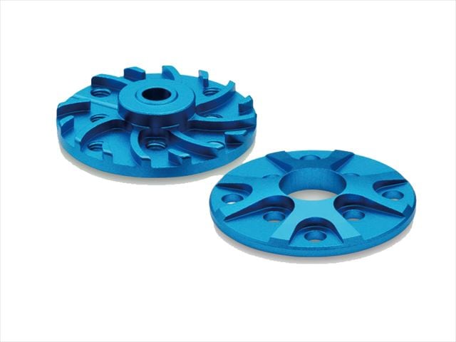 ����ߥ��ѡ������ۥ���� ���ߥ�TA05-VDF�� �֥롼 Aluminum Spur gear holder (for TAMIYA TA05-VDF) blue