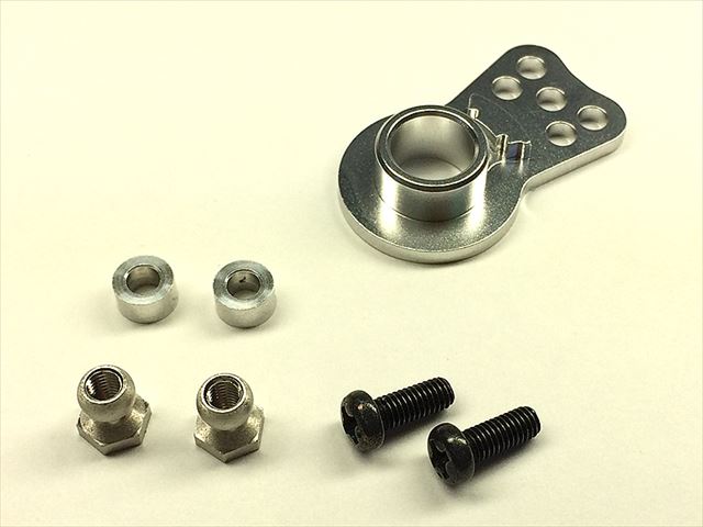 ����ߥ����ܥۡ���(�ϥ��ȥ륯�����ܥ����С���)WR-02,DT-04 ����С� Aluminum servo horn WR-02 ,DT-04(for high torque servo saver) silver