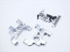 ����ߥե�����ѥ��������� ���ߥ� �磻��ɥ����꡼2�� ����С� Suspension arm (for TAMIYA Wild Willy 2) silver Aluminum Front
