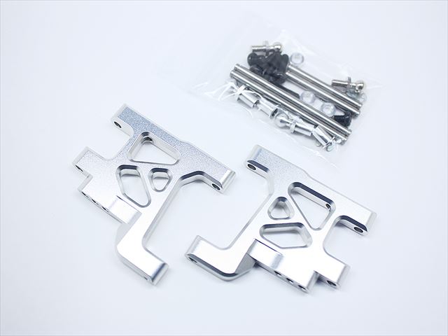 ߥѥ ߥ 磻ɥ꡼2 С Suspension arm (for TAMIYA Wild Willy 2) silver Aluminum rear