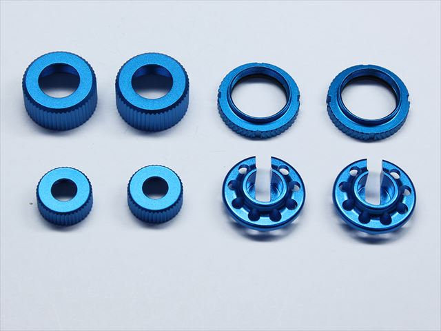 TRFѡѥߥѡĥå(֥롼) ߥ Aluminum part set (blue) TAMIYA general purpose for TRF damper