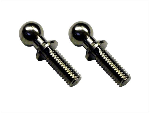 64チタンヘックスピロボール タミヤ汎用 ネジ長8mm 64 Titanium