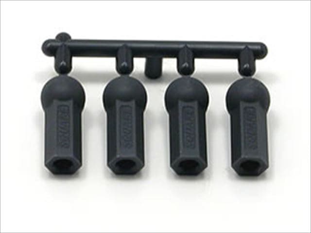 ���ȥ��󥰥��åɥ���� �ӥ����� ���ߥ�ԥ��ܡ����� ���������쥤 Strong rod end S size (for TAMIYA Pillow ball) dark gray