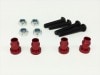 ߥѡɥܡ ߥ å Aluminum damper end ball (TAMIYA general purpose) red