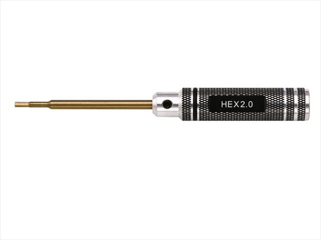 ���ߥ˥ɥ饤�С� 2.0mm�إå��� �ϥ����ӥåȥ����󥳡��Ȼž� Takumi mini-driver (2.0mm Hex) High-speed steel bit Titanium coat finish
