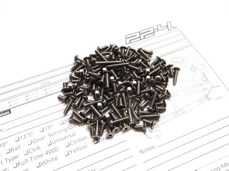TLR 22-4(2.0) ������إå��� ������塼���å� TLR 22-4(2.0) Titanium hex screw set