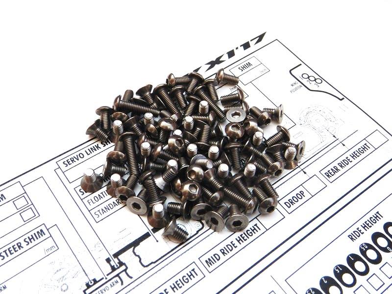 X Ray X1 2017 ������إå��� ������塼���å� X Ray X1 2017 Titanium hex screw set
