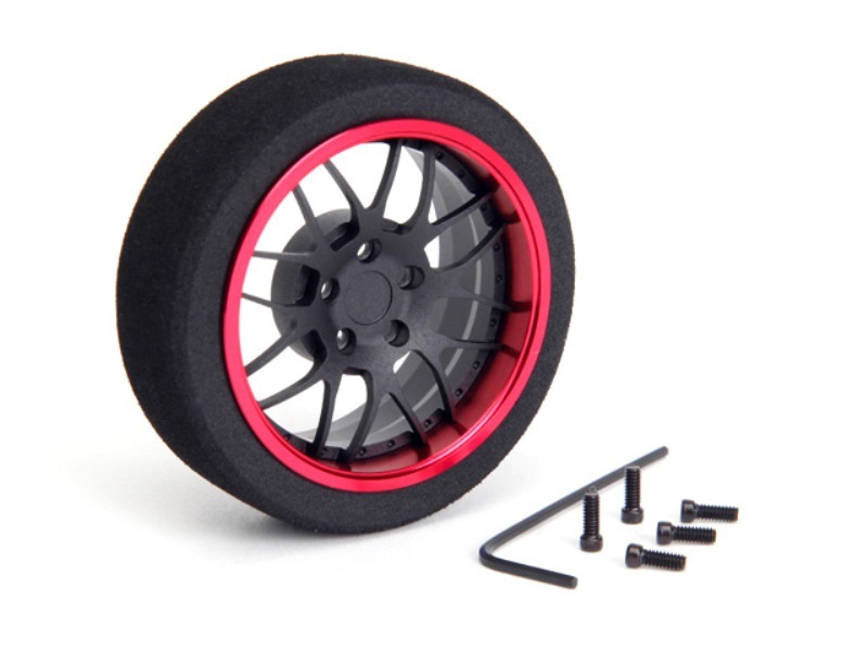 ߥƥMFۥ Y-Type (F֥å/åɥ) Aluminum steering wheel MF wheel Y-Type (F black/red rim)