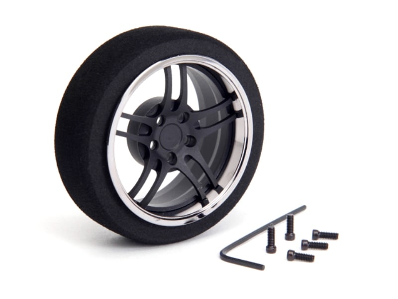 ����ߥ��ƥ����MF�ۥ����� 5-Spoke (F�֥�å�/����������) Aluminum steering wheel MF wheel 5- Spoke (F black/chrome rim)