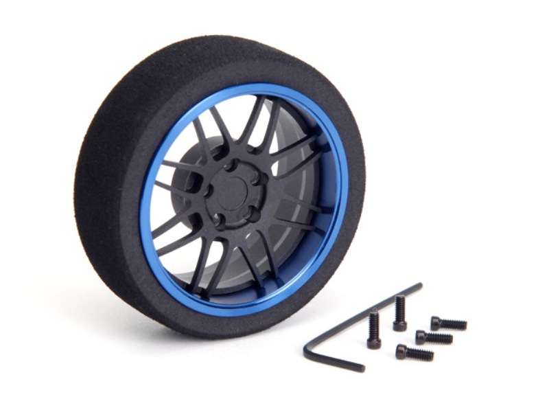 ����ߥ��ƥ����MF�ۥ����� 8-Spoke (F�֥�å�/�֥롼���) Aluminum steering wheel MF wheel 8- Spoke (blue F black/rim)