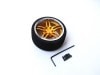 ߥƥMFۥ 5-Spoke (F/) Aluminum steering wheel MF wheel 5- Spoke (F gold/chrome rim)