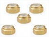 ����������ʥ�����ʥå� ������� 5���� Aluminum thin nylon nut gold 5 pcs.
