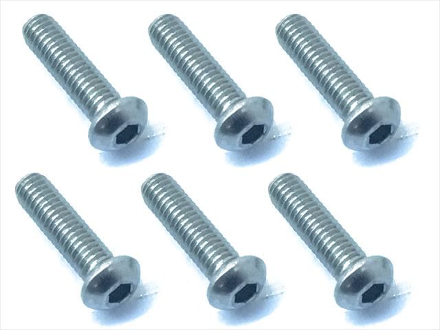 2.6x10��������إå����ܥ���ӥ�(6����) 2.6 X10 Titanium hex Pan Head Screw (6 pcs.)