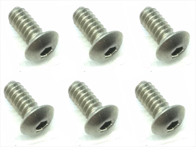 4-40 1/4 إåܥӥ 6 4-40 1/4 Inch Titanium hex Pan Head Screw (6 pcs.)