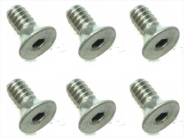 4-40 1/4����� ������إå������ӥ� 6�� 4-40 1/4 Inch Titanium hex Flat Head Screw (6)