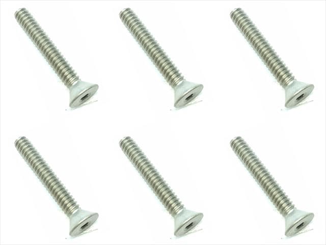 4-40 3/4����� ������إå������ӥ� 6���� 4-40 3/4 Inch Titanium hex Flat Head Screw (6 pcs.)