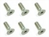 4-40 5/16 إåӥ 6 4-40 5/16 Inch Titanium hex Flat Head Screw (6 pcs.)