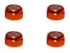 ����������ʥ�����ʥå� M3 �ʥ����) 4pcs Aluminum thin nylon nut 3mm orange 4 pcs.