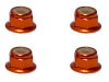 ߥե󥸥ʥʥå M4 ʥ) 4pcs Aluminum flange nylon nut 4mm orange 4 pcs.