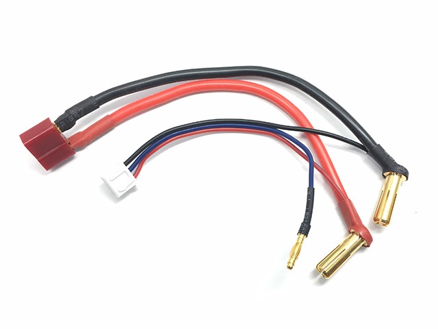 T型2P＆L型ヨーロピアンコネクター5mm T type 2PLow profile 5mm Bullet connector(2S Li-po)  Wire  Connectors,Wire  Connectors,ケーブル付,充電用 SQUARE 製品カタログ -PRODUCTS-