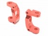 �ե���ȥϥ֥���ꥢ�����㥹������6�١�GF-01,G6-01��(��å�) 6�� in Front hub carrier caster corner red (for TAMIYA GF-01 & G6-01)