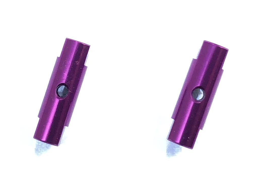 アルミポストセット16L（パープル) 2個入 Aluminum post set 16L