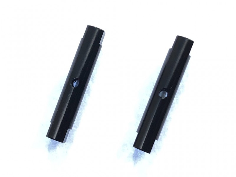 ����ߥݥ��ȥ��å�26L�ʥ֥�å�) ��2���� Aluminum post set 26L(Black) 2 pcs.