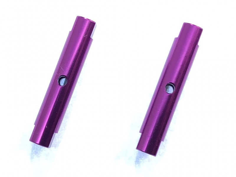 ����ߥݥ��ȥ��å�26L�ʥѡ��ץ�) ��2���� Aluminum post set 26L(Purple) 2 pcs.